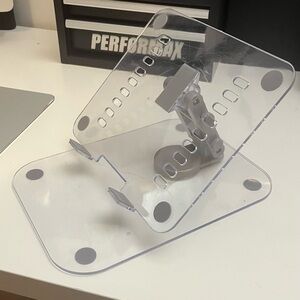 Acrylic laptop stand